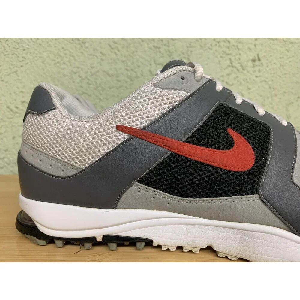 Nike Air Range WP Golf Shoes Size Men's 11.5‎ White Grey Red 418541-161